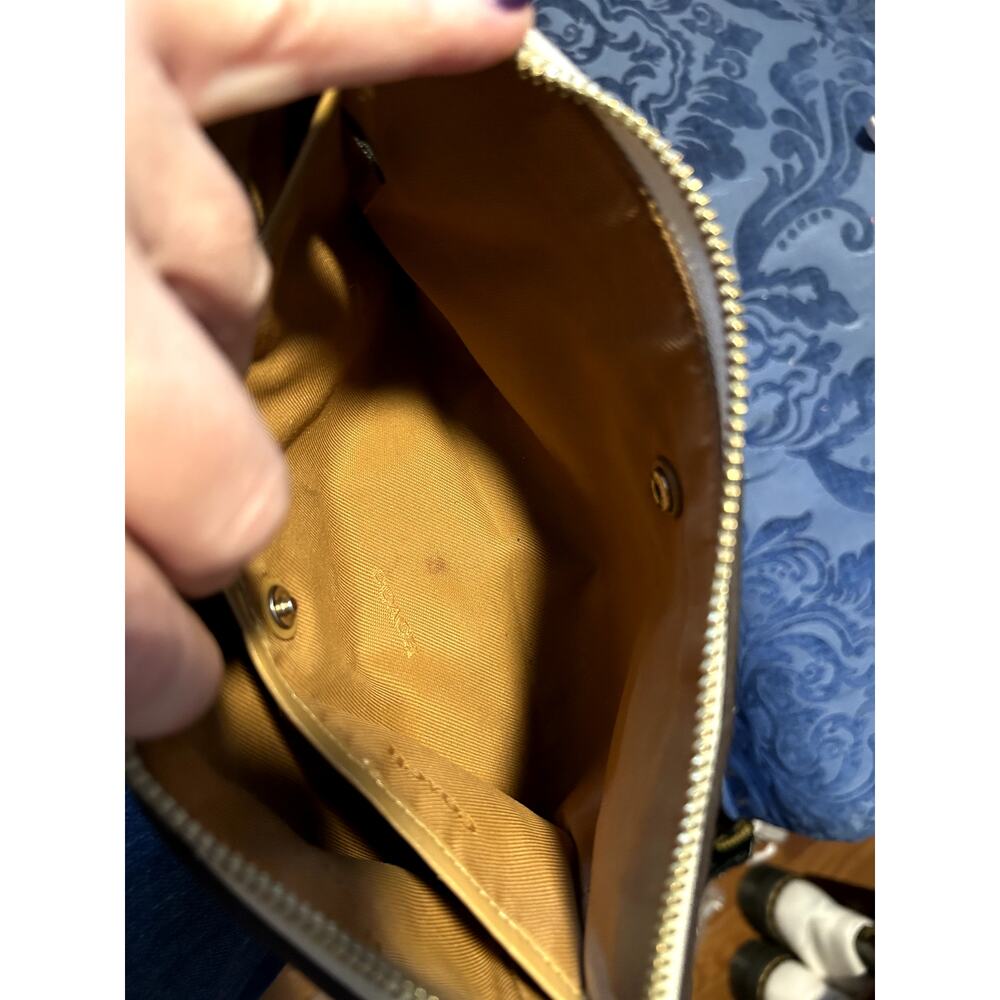 Coach Nolita Wristlet 22 with Cut Out Tea Rose Chalk Ivory - Picture 12 of 13